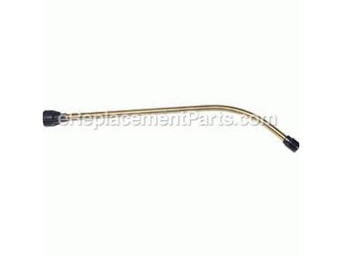 10290307-1-M-Chapin-3-7755-12-12" Curved Poly Brass Extension