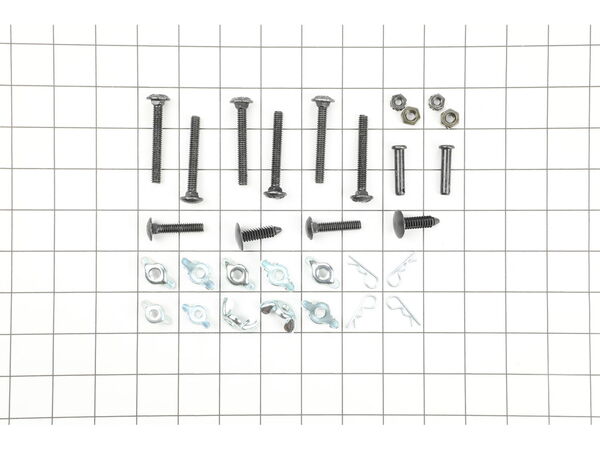 10292240-1-M-Char-Broil-7001727-Nut, Hex, (keps) #10-24, Blk Z