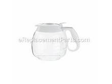 White 12-cup Replacement Caraf – Part Number: DCC-RC12W