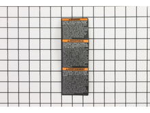 Warning Label – Part Number: A25858S