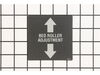 Adjustment Label – Part Number: A26372