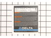 Label – Part Number: DPEC002336