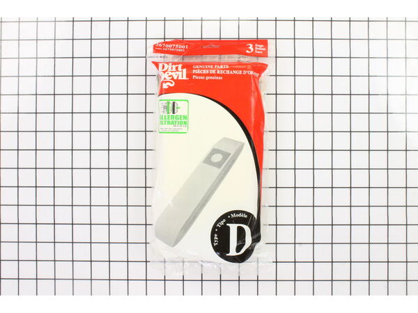 10334548-1-M-Dirt Devil-RO-620075-3 Pack Type D Microfresh Vacuu
