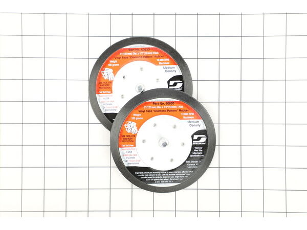 10337938-1-M-Dynabrade-50630-1/2" Rubber Pad