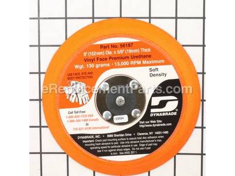 10338843-1-M-Dynabrade-56187-5/8" Premium Urethane Pad