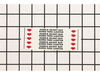Label, Handle Adjust Bail Hand – Part Number: H10777