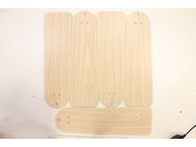 Blade Set White/Bleached Oak – Part Number: K041825030