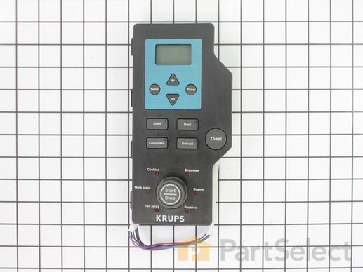 10406552-1-M-Krups-SS-188680-Facia Panel, Electronic Board