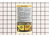 Removal Help Label – Part Number: AK13784