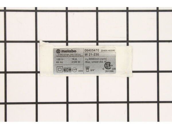 10416737-1-M-Metabo-338040630-Rating Plate
