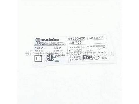 10416757-1-M-Metabo-338042560-Rating Plate