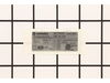 Rating Plate – Part Number: 338045120