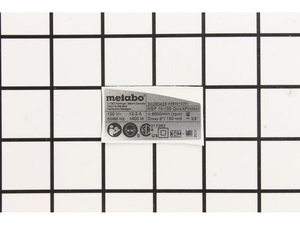 10416866-1-M-Metabo-338052480-Rating Plate