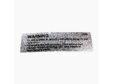 Indication Label – Part Number: 338109940