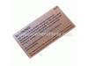 Indication Label – Part Number: 338109950