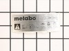 Indication Label – Part Number: 338117330