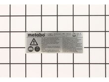 Indication Label – Part Number: 338117340