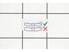 Indication Label – Part Number: 338122010
