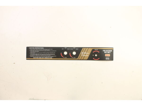 10419259-1-M-MHP-GGCPLBL-Control Panel Label - Rotary Ignitor