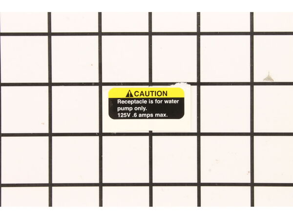 10421011-1-M-MK Diamond-154822-Label, Caution, Receptacle, 1