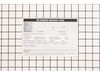 Warranty Card – Part Number: 155037