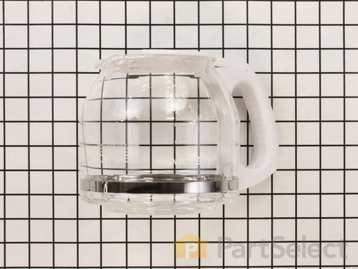 10424328-1-M-Mr Coffee-PLD13-NP-Mrc, Replacement Decanter, 12 Cup, White