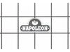 Aluminum Napoleon Logo – Part Number: W385-0334