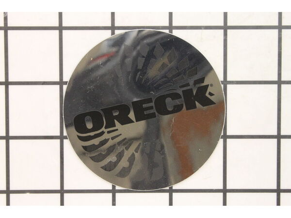 10433316-1-M-Oreck-53341-03-Label, Round, Oreck, Aluminum