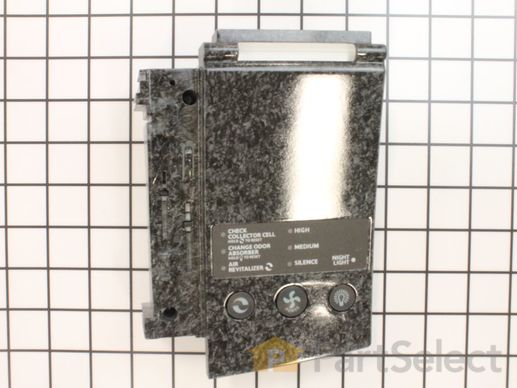 10433810-1-M-Oreck-7848-3071-Control Panel Assembly w/ Night Light, Buttons & Switches, Black