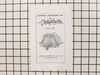 Instruction Book – Part Number: 5888