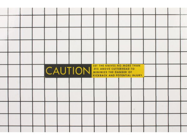 10458311-1-M-Powermatic-3330315-Plate, Caution