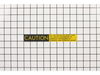 Plate, Caution – Part Number: 3330315