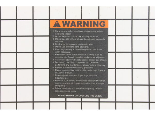 10458356-1-M-Powermatic-3408260-Warning Label (Shapers)