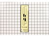Speed Label – Part Number: 3520B-248