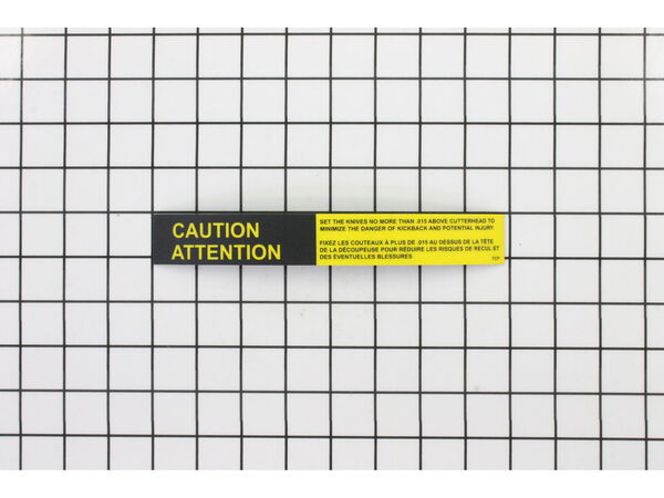 10459634-1-M-Powermatic-60B-130-Caution Label (Setting Knives)