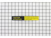Caution Label (Setting Knives) – Part Number: 60B-130