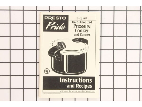 10468550-1-M-Presto-72165-Pressure Cooker Instruction/re