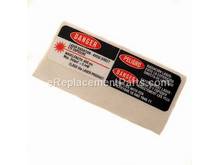 Warning Plate – Part Number: 1619X03272