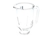10506632-2-S-Waring-026280-E-Jar / 44 Oz. - 5 1 / 2 Cups Ea