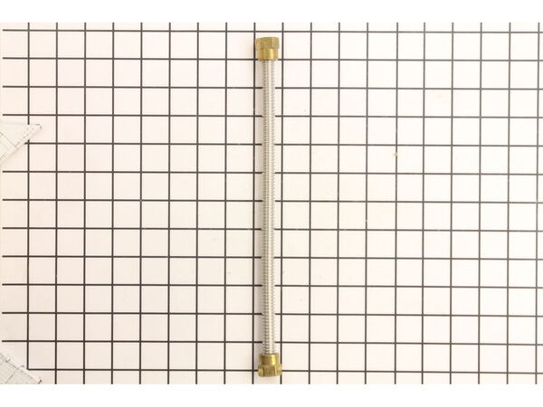 10510768-1-M-Weber-60704-12" Corrugated Gas Tube Hookup, Stainless Steel