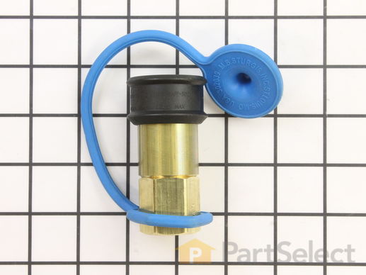 10510865-1-M-Weber-61208-Quick disconnect for natural gas hose