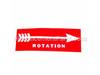 Label-Direction – Part Number: 4200A-105