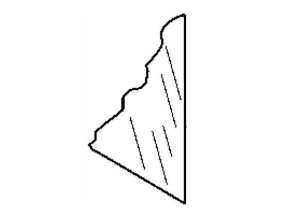 1154968-1-M-GE-WB35K10071        -OVEN DOOR FOIL