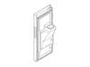 Refrigerator Door – Part Number: 242185652