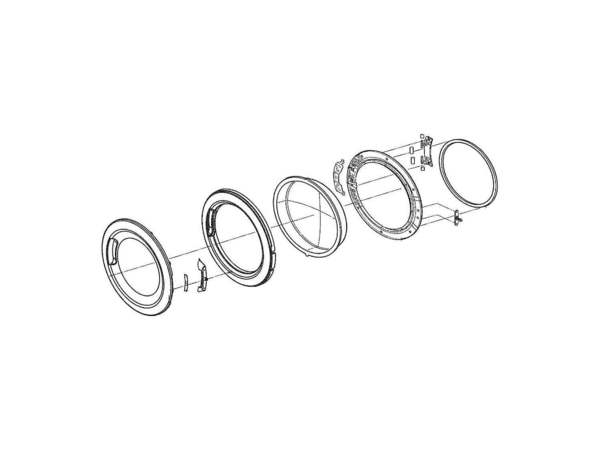 11707684-1-M-LG-ADC74325801-DOOR ASSEMBLY