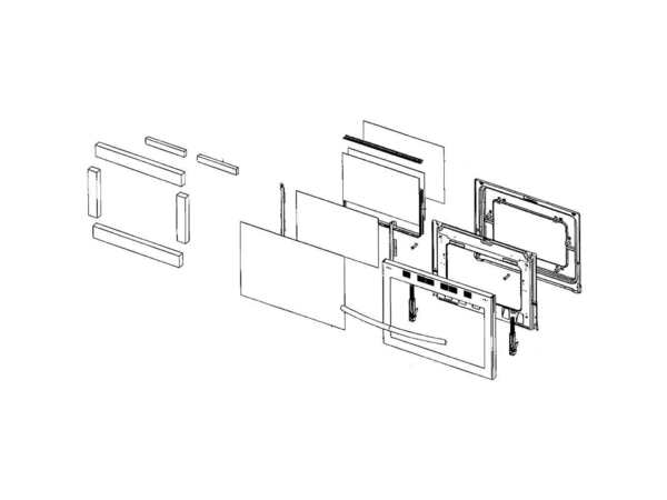 11720721-1-M-Samsung-DG94-00940B-Assembly DOOR;NX58J7750SS,ST