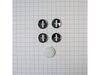 Knob Bezel – Part Number: W10813558