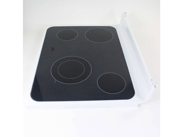 11726724-1-M-GE-WB62X25973-RANGETOP GLASS Assembly (White)