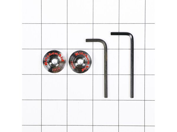 11728098-1-M-Whirlpool-W10846205-KITCHEN AID HANDLE MEDALLIONS - CHROME