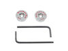11728098-3-S-Whirlpool-W10846205-KITCHEN AID HANDLE MEDALLIONS - CHROME